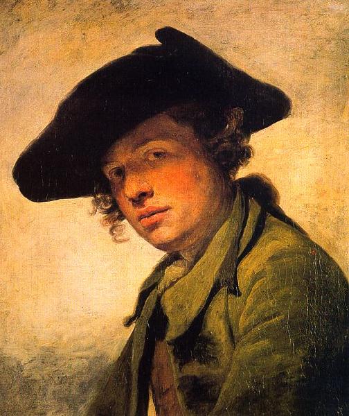 Jean Baptiste Greuze A Young Man in a Hat Sweden oil painting art